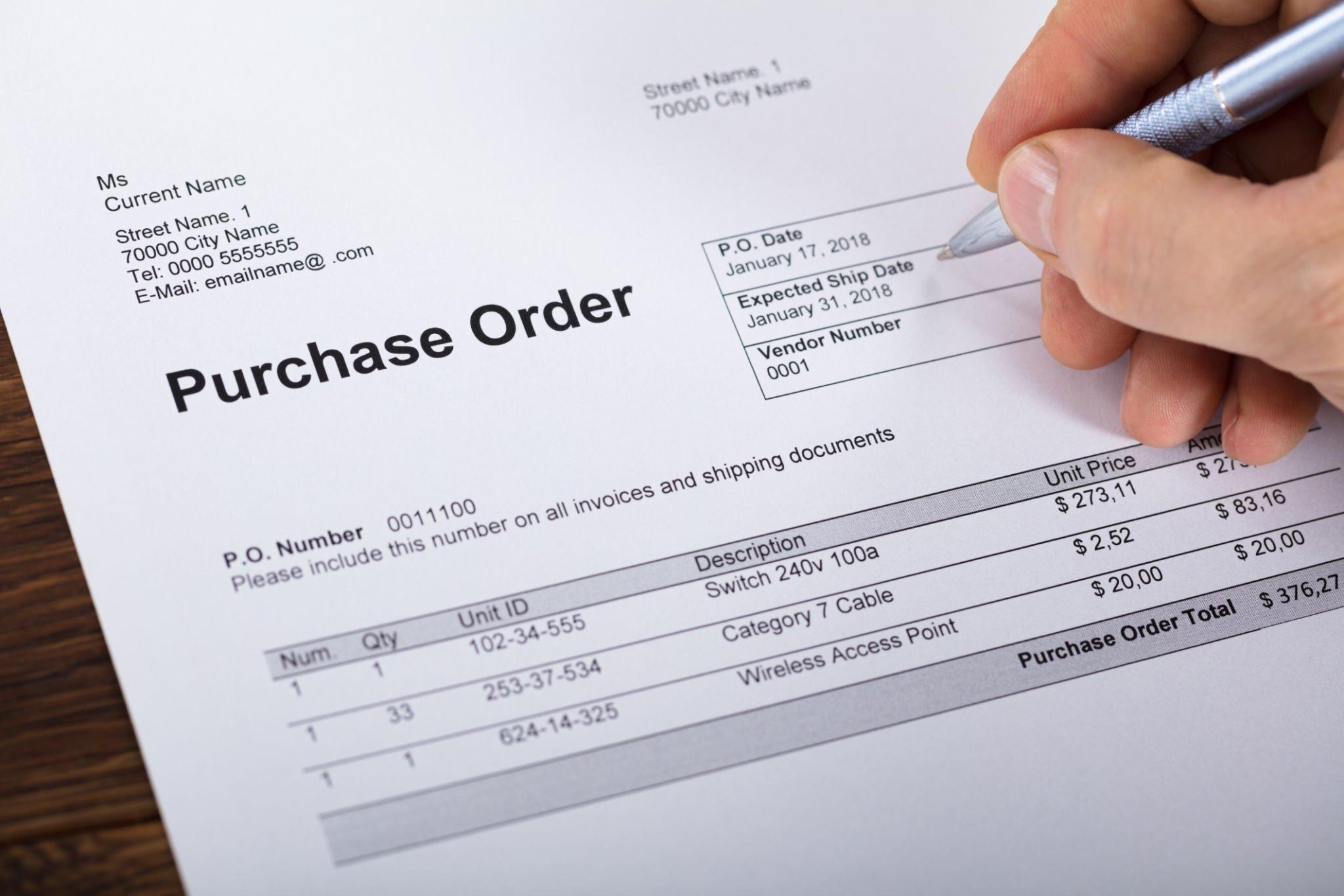 Purchase Orders
