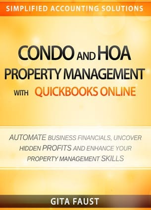 condo hoa property management quickbooks online book cover